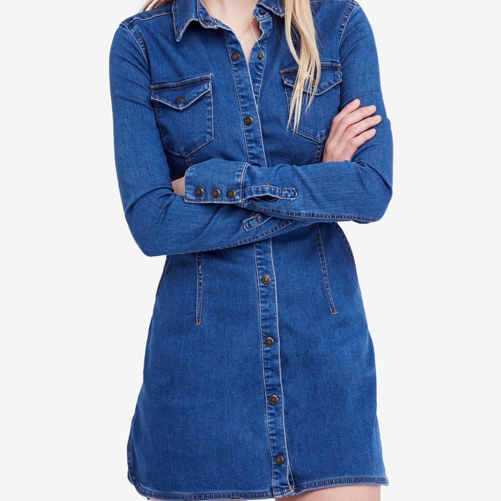 Free People Denim Dress